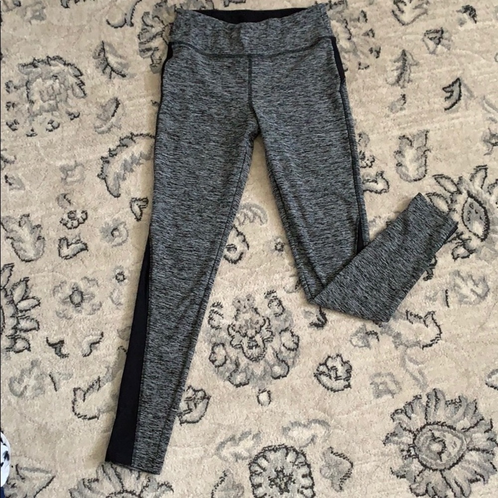 Fitz + Eddi black and grey leggings